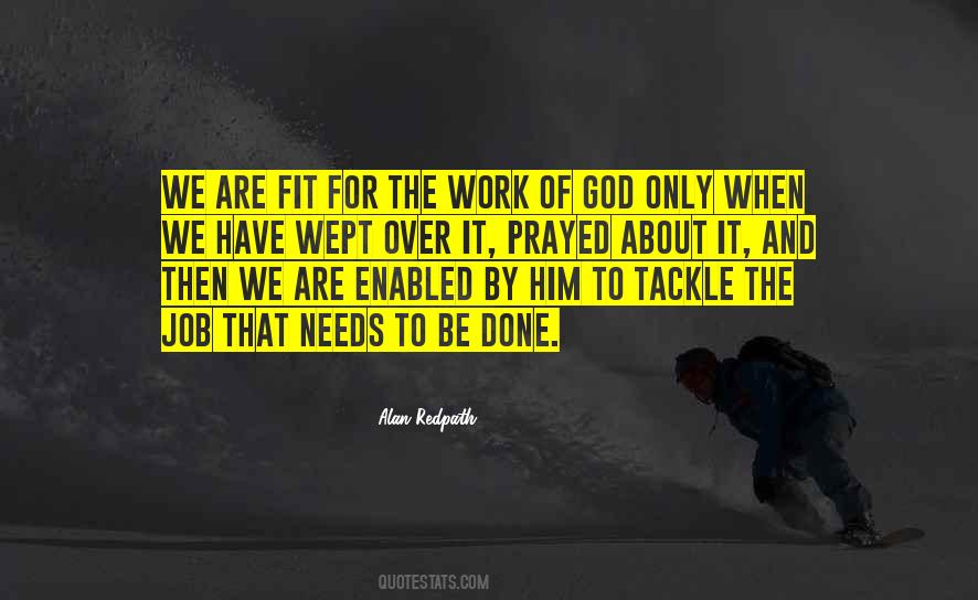 Work Of God Quotes #986910