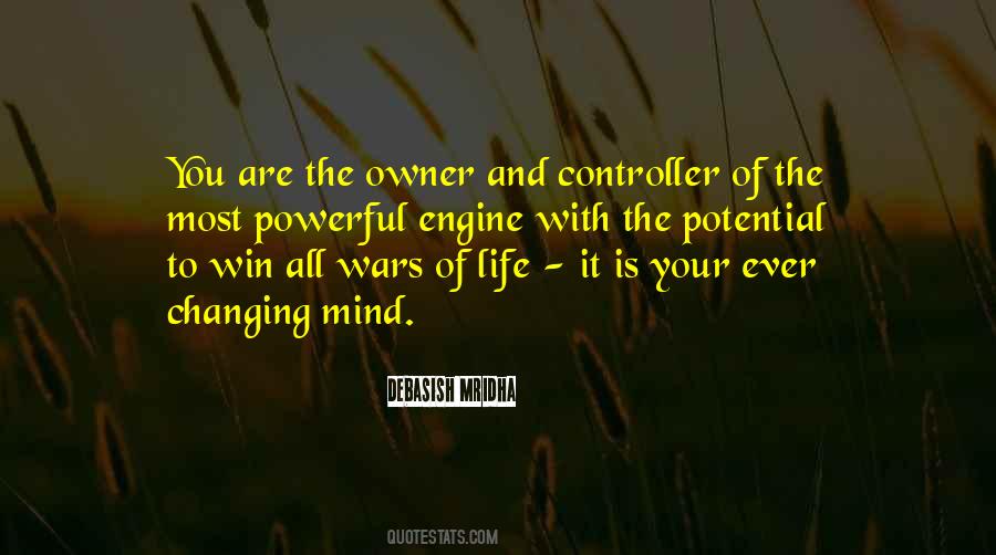 You Are The Owner Quotes #1353794
