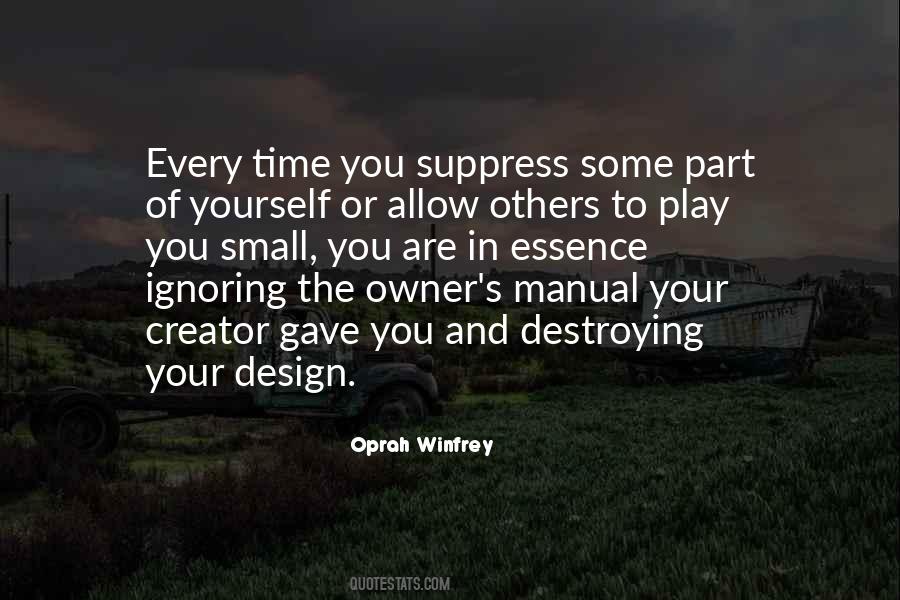 You Are The Owner Quotes #1607153