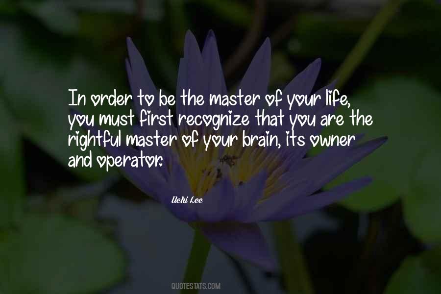You Are The Owner Quotes #1771969