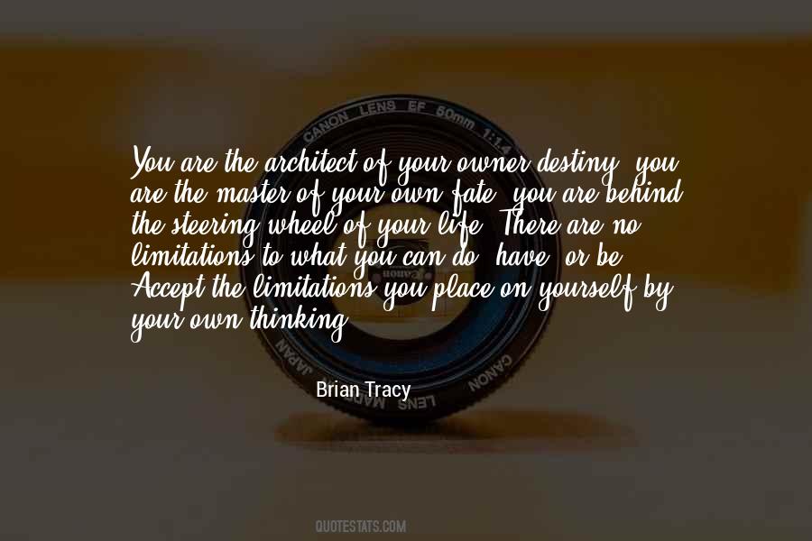 You Are The Owner Quotes #1821641