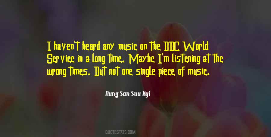 Music Service Quotes #861777