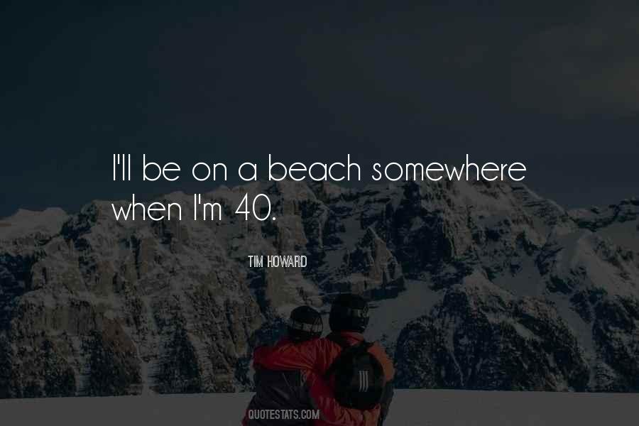 On A Beach Quotes #689524