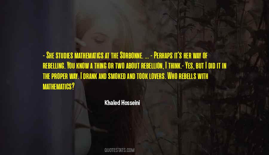 You Think You Know Her Quotes #1461683