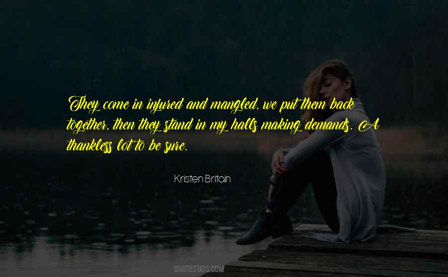 Quotes About Making A Stand #1060626