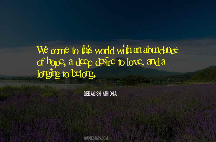 Hope And Desire Quotes #1067781