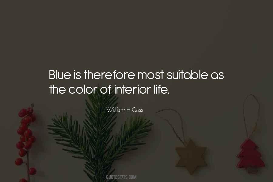 Blue Is The Color Of Quotes #1250013