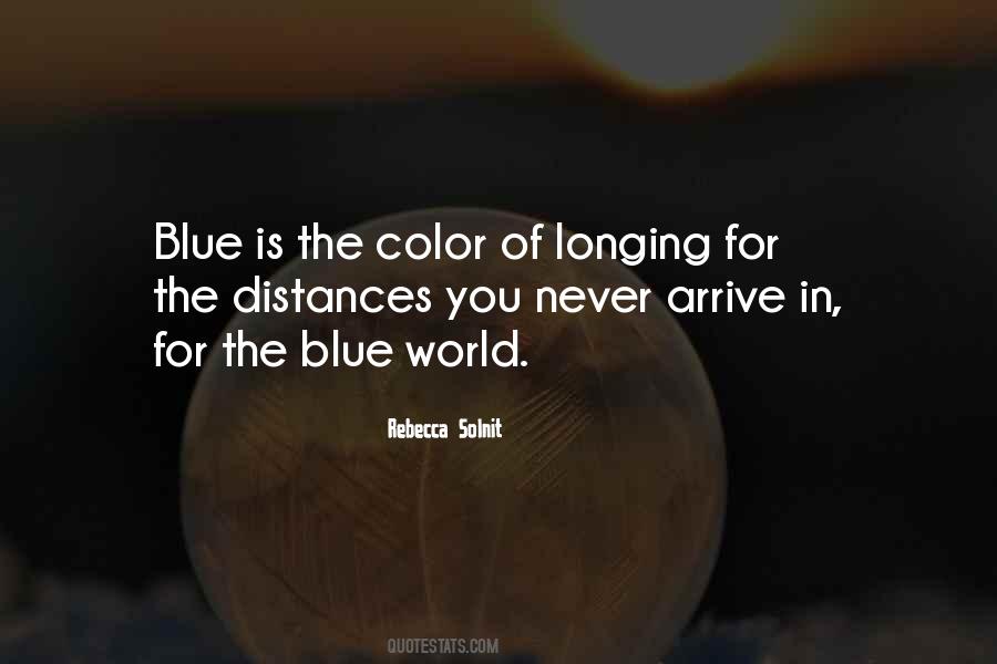 Blue Is The Color Of Quotes #1769689