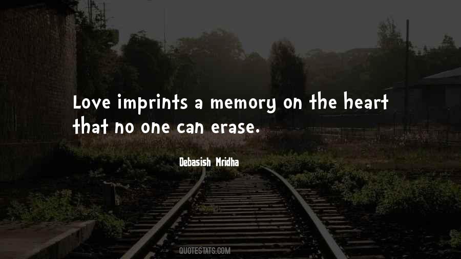 Erase All Memories Quotes #1118790