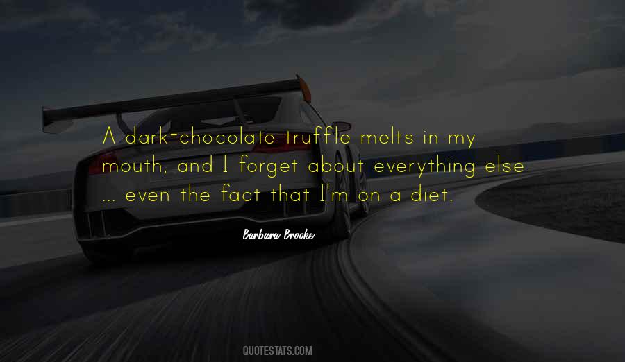 Chocolate Diet Quotes #855004