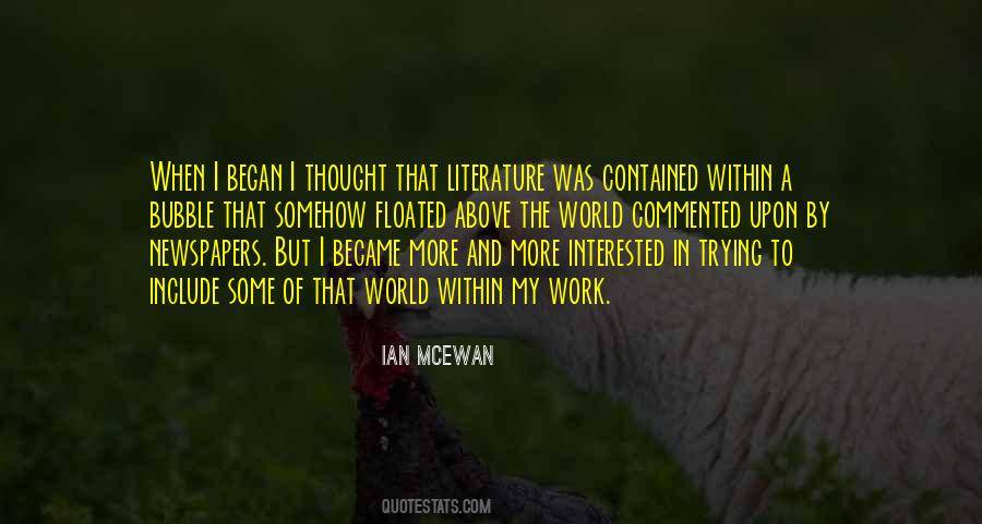 Quotes About World Of Literature #1054213