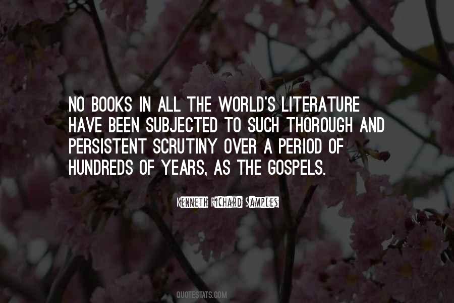 Quotes About World Of Literature #1157884