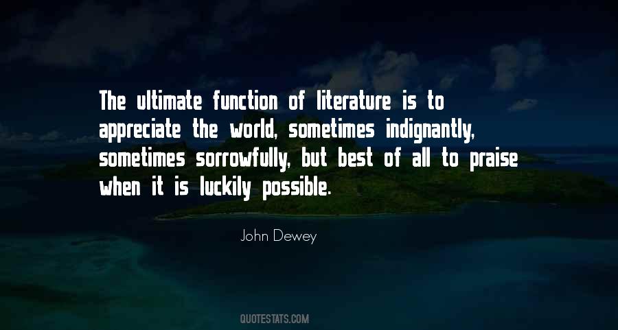 Quotes About World Of Literature #1446016