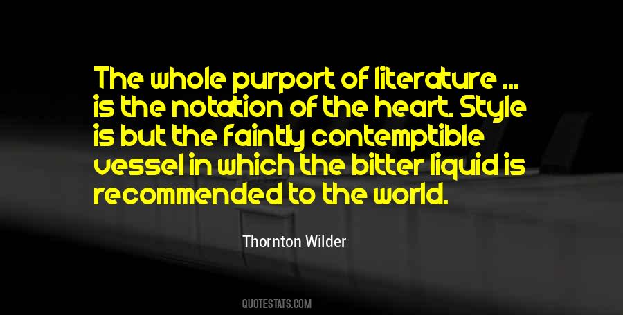 Quotes About World Of Literature #1448737