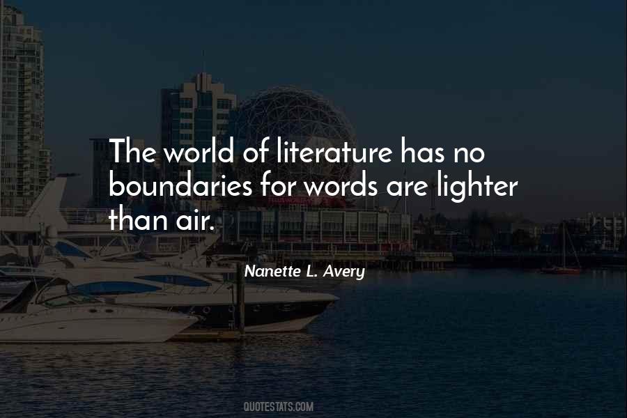 Quotes About World Of Literature #1604124