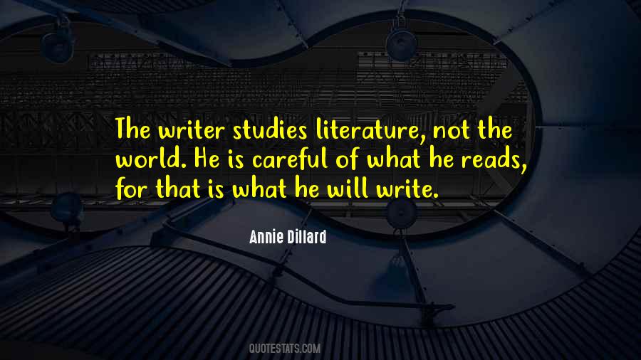 Quotes About World Of Literature #1670525