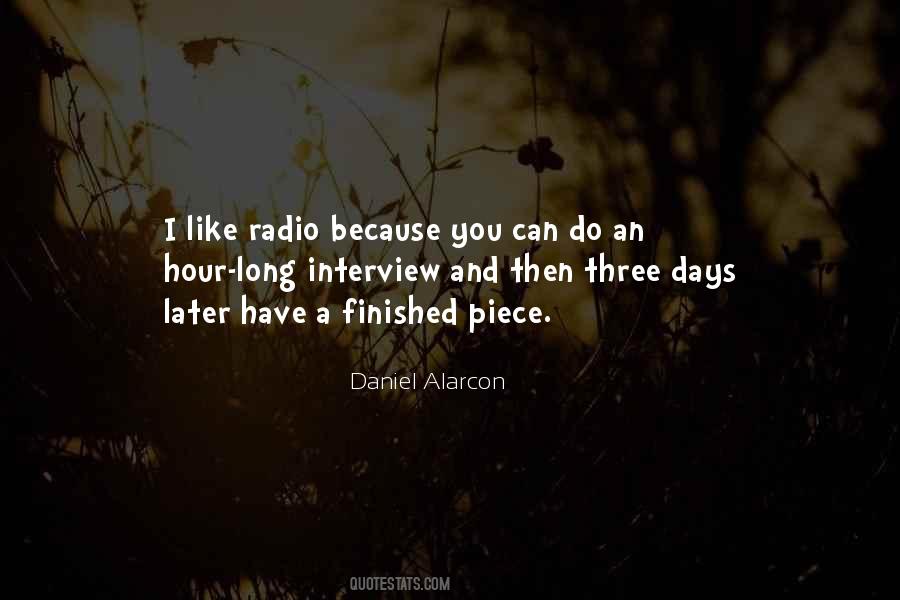 Radio Interview Quotes #1063384