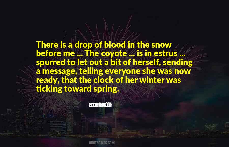 Winter In The Blood Quotes #1552581