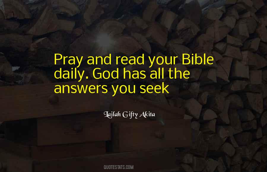 All The Answers Quotes #1439967