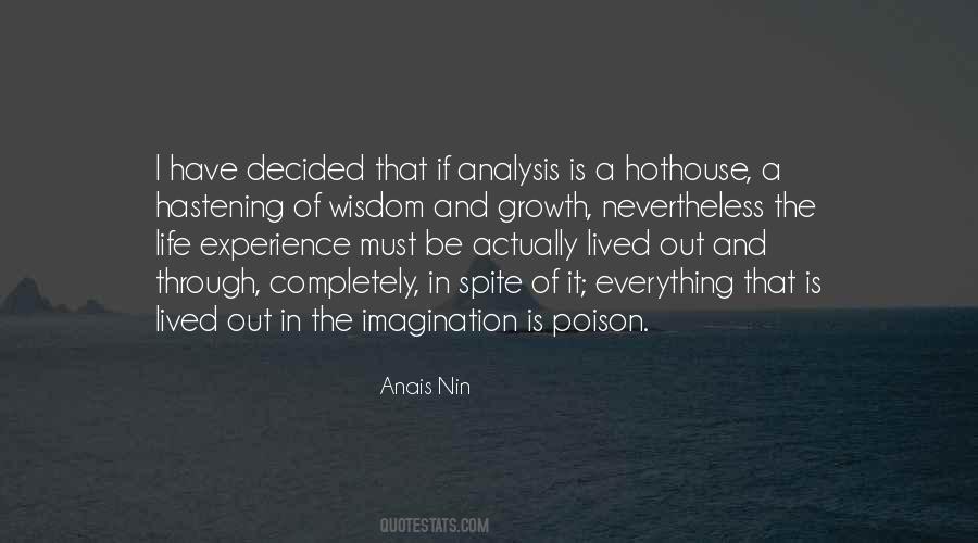 Out Of Imagination Quotes #419254