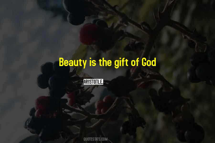 Beauty God Quotes #96267