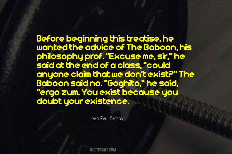 Philosophy Sartre Quotes #1088924