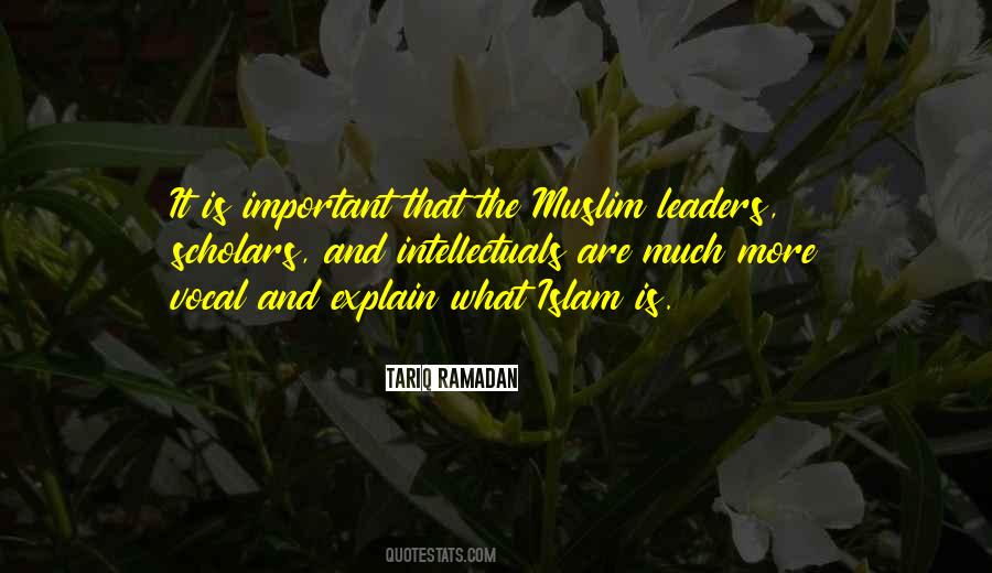 Muslim Leaders Quotes #1580929