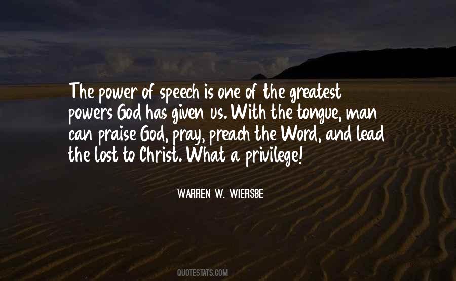 Power In The Tongue Quotes #542060