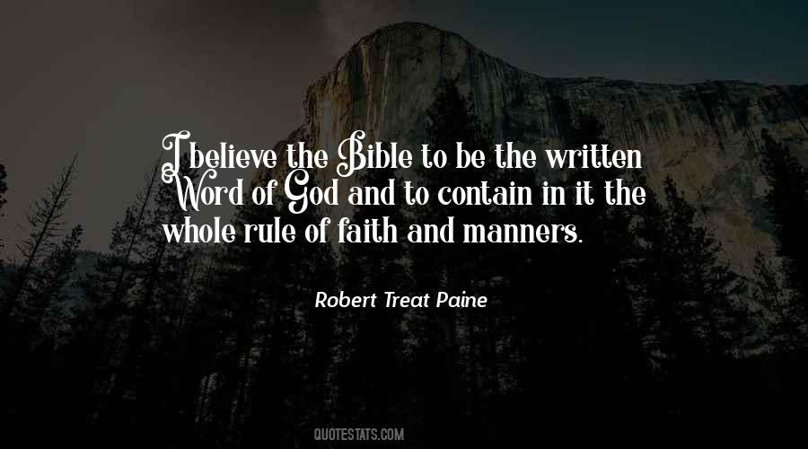 Bible Word Quotes #536682