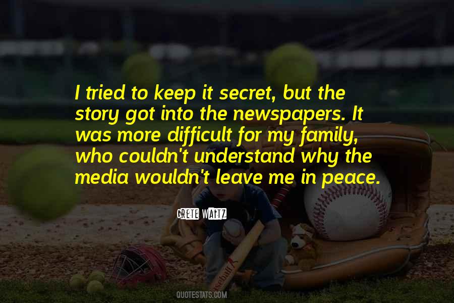 Secret Story Quotes #419585
