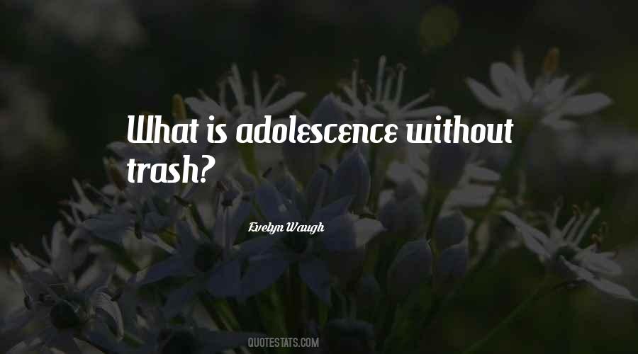 Out With The Trash Quotes #28322