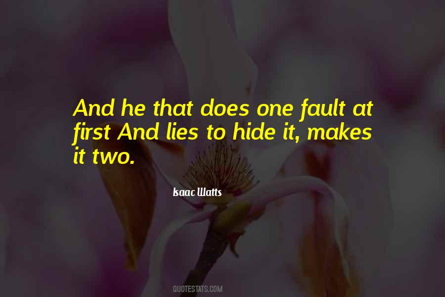 Lies And Lies Quotes #99509
