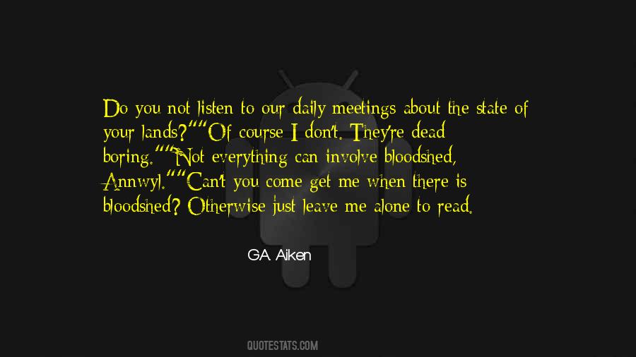 Do Everything Alone Quotes #1171813