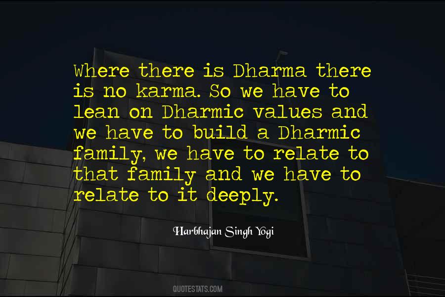 Dharma Karma Quotes #1569276