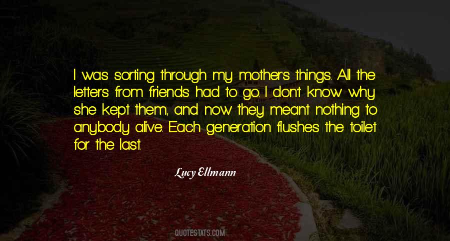 Friends Mother Quotes #28799