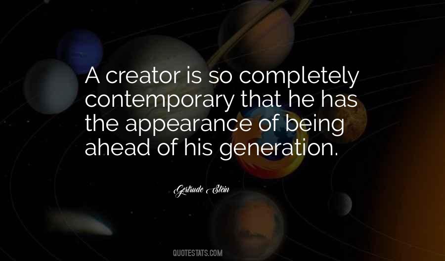 Quotes About Being A Creator #44110