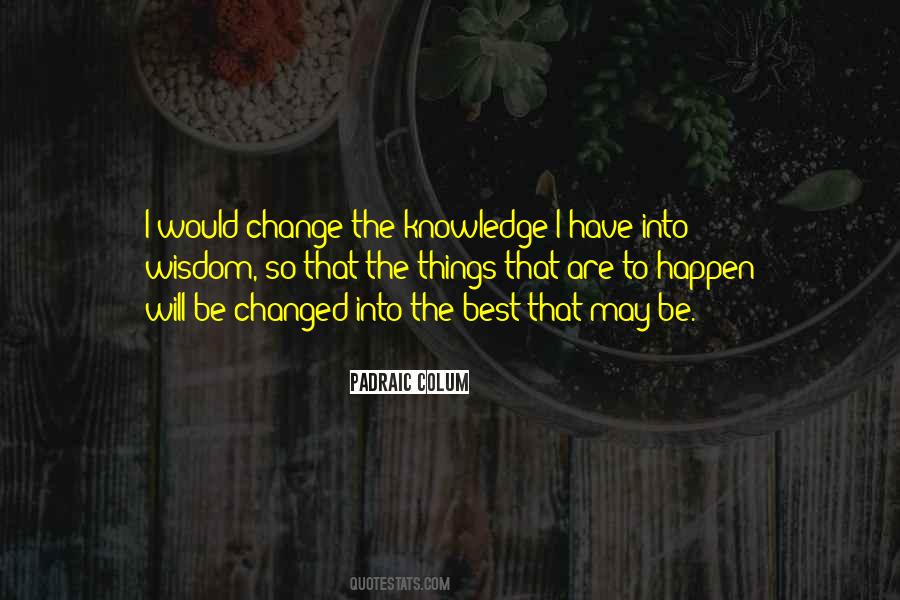 Change Will Happen Quotes #1217443