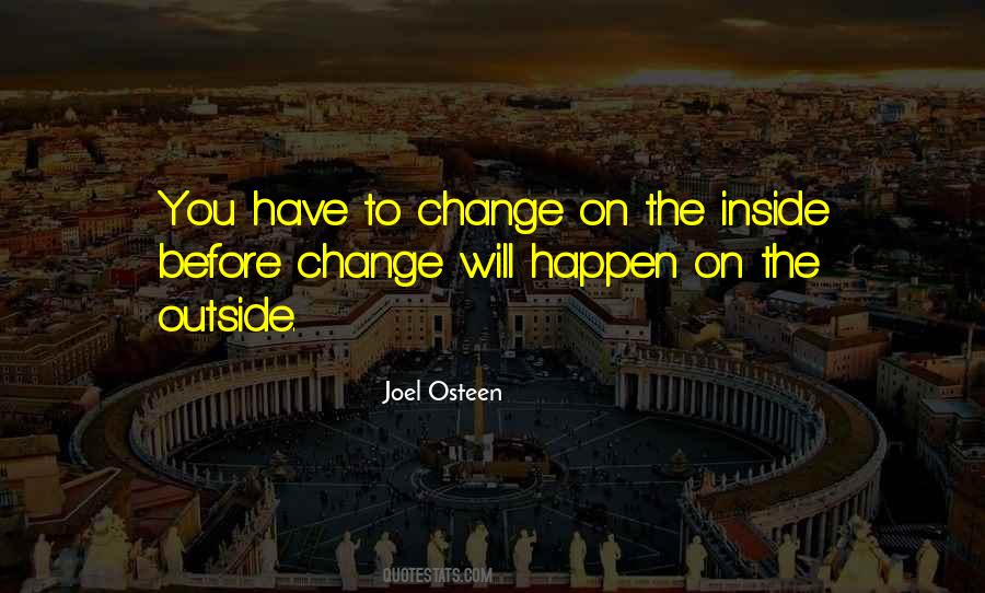 Change Will Happen Quotes #1441015