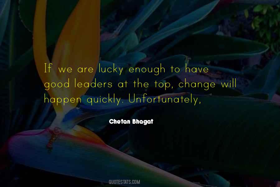 Change Will Happen Quotes #161503