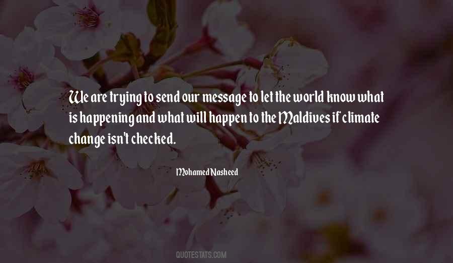 Change Will Happen Quotes #1667254