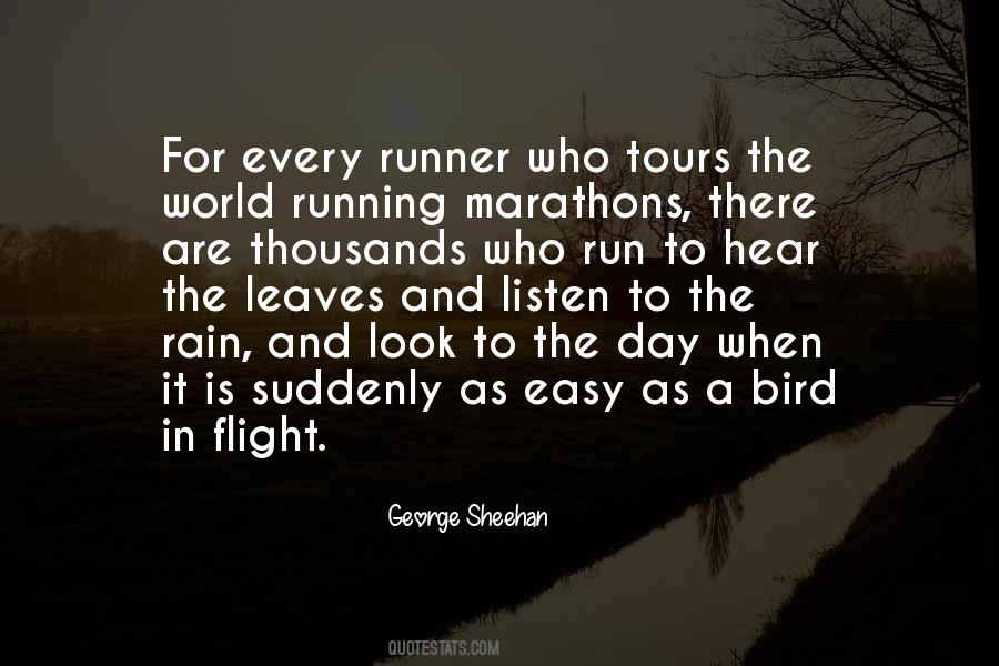 Rain Run Quotes #452651