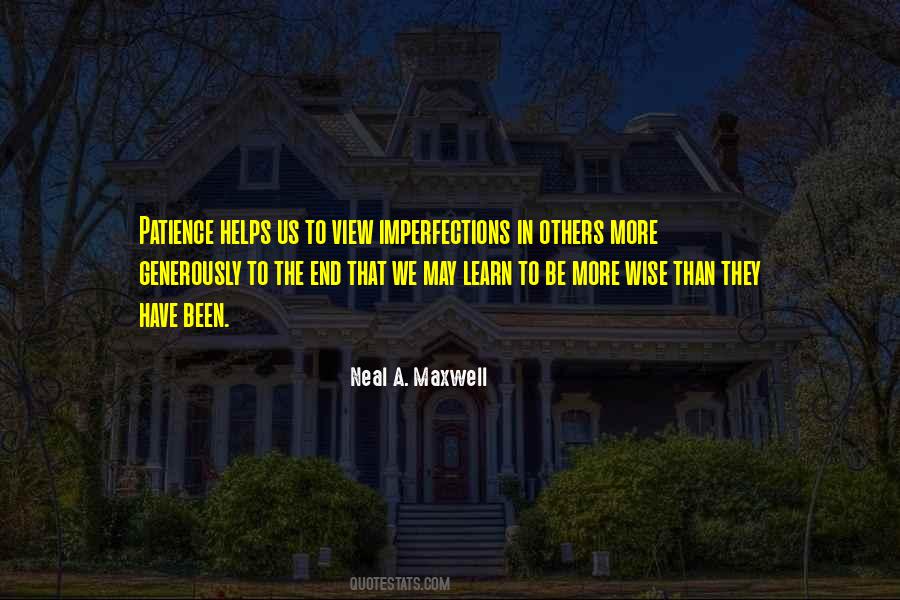 Patience Wise Quotes #1707251