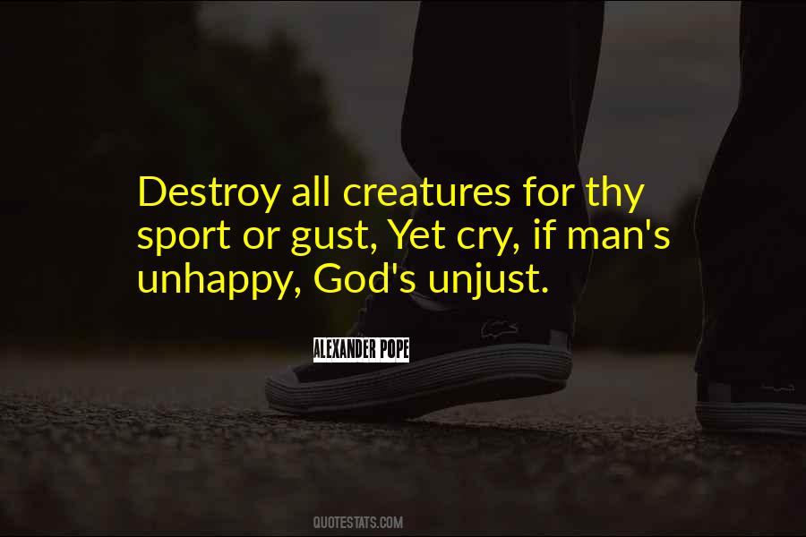Unjust God Quotes #1731891