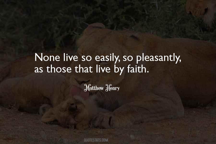 Live By Faith Quotes #1493024