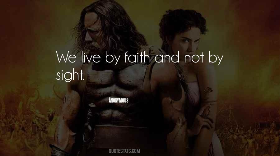 Live By Faith Quotes #908934