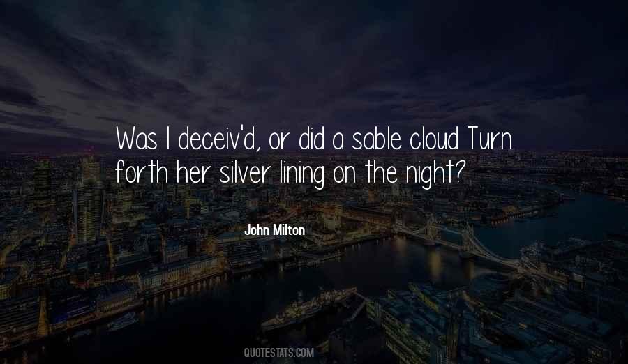 Clouds With Silver Lining Quotes #123384