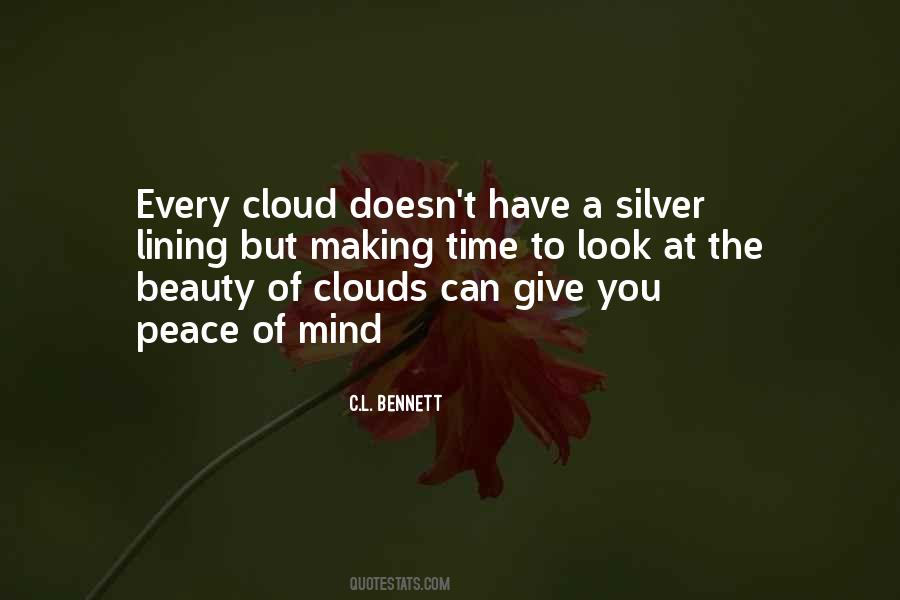Clouds With Silver Lining Quotes #22638