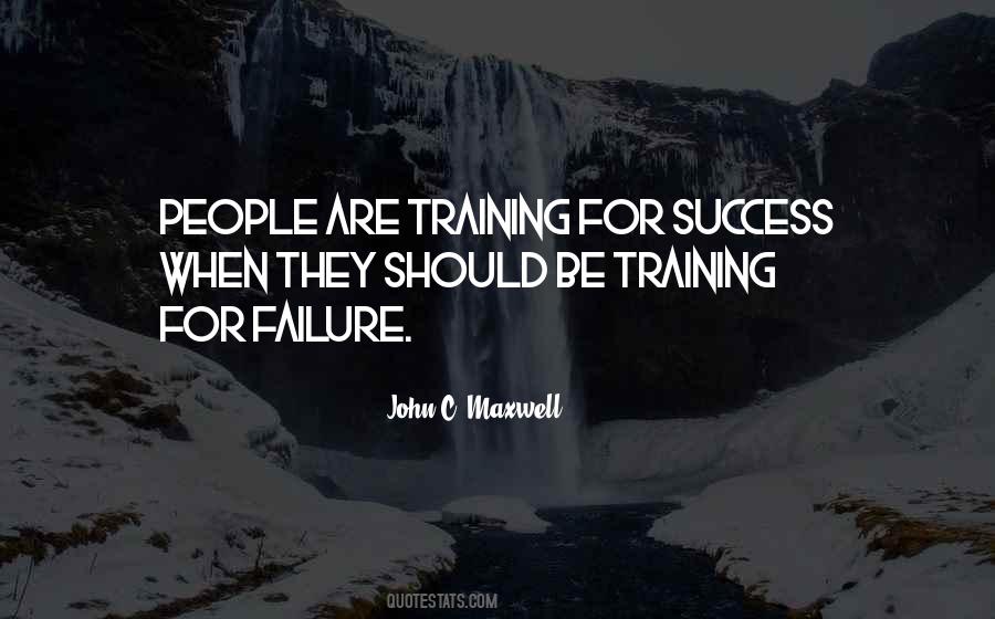 Training Success Quotes #1786715