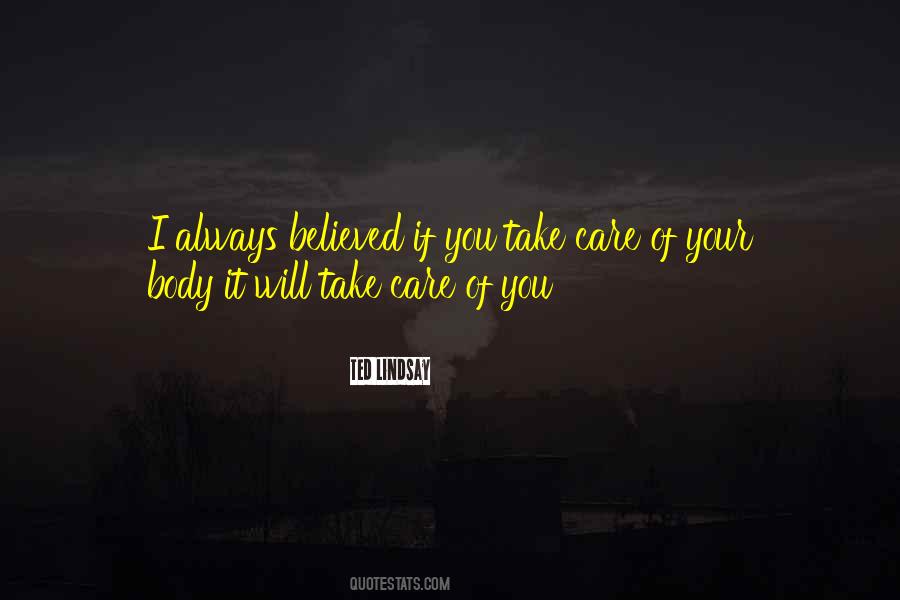 I Will Take Care Of You Always Quotes #1757124