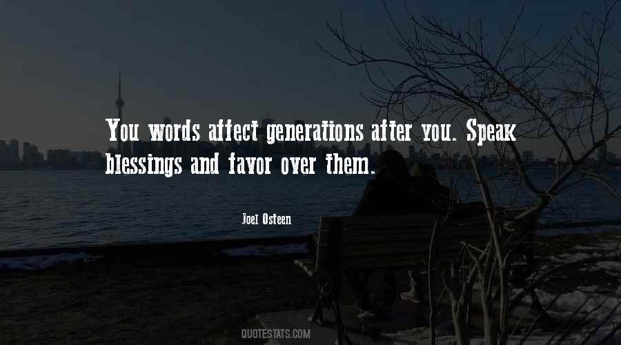 Blessings And Favor Quotes #1144275